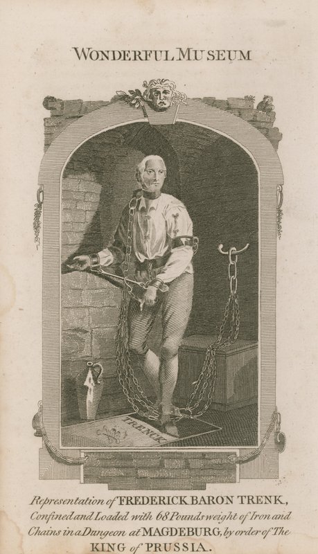 Portret Fryderyka Barona Trenka autorstwa English School