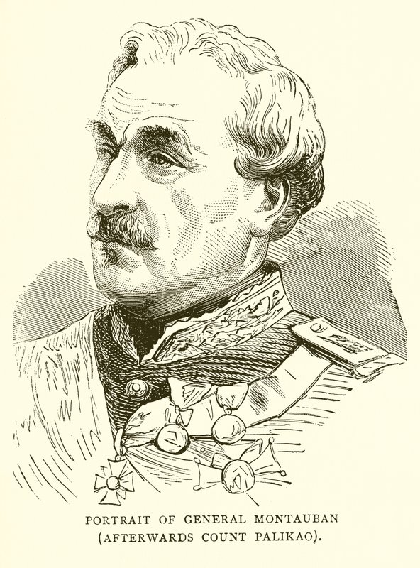 Portret generała Montaubana autorstwa English School