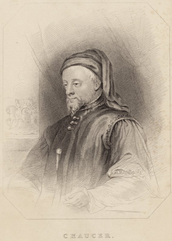 Portret Geoffreya Chaucera autorstwa English School