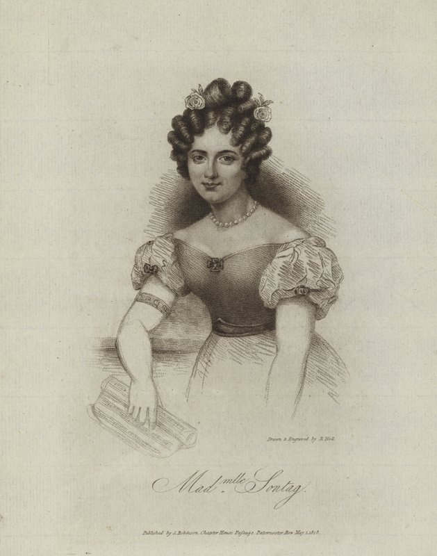 Portret Henriette Sontag autorstwa English School