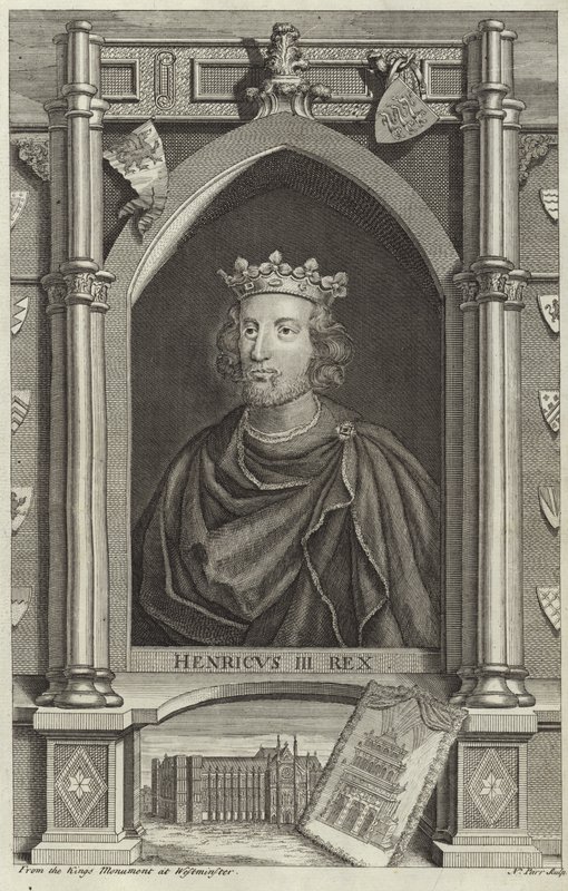 Portret Henryka III Anglii autorstwa English School