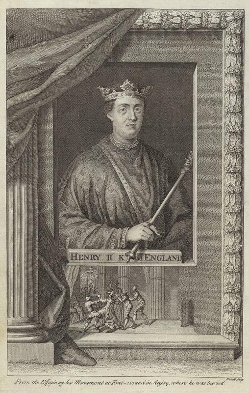 Portret Henryka II z Anglii autorstwa English School