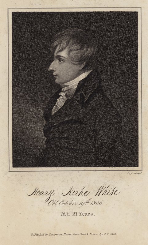 Portret Henry Kirke White autorstwa English School