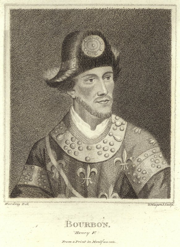 Portret Henryka V, Dom Burbonów autorstwa English School