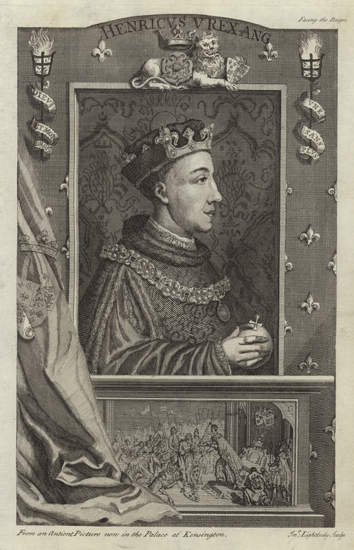 Portret Henryka V z Anglii autorstwa English School