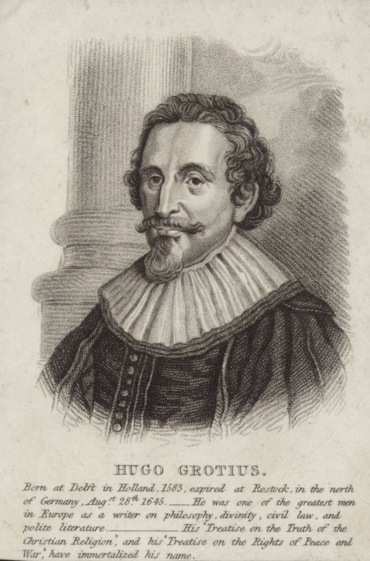 Portret Hugo Grocjusza autorstwa English School
