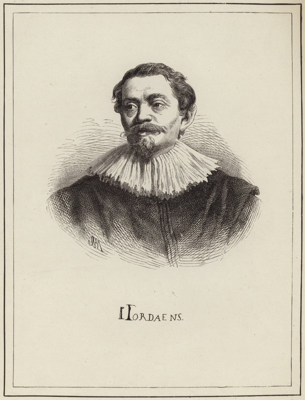 Portret Jacoba Jordaensa autorstwa English School