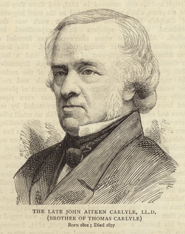 Portret Johna Aitkena Carlyle