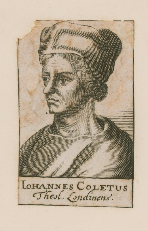Portret Johna Coleta autorstwa English School