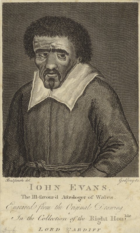 Portret Johna Evansa autorstwa English School