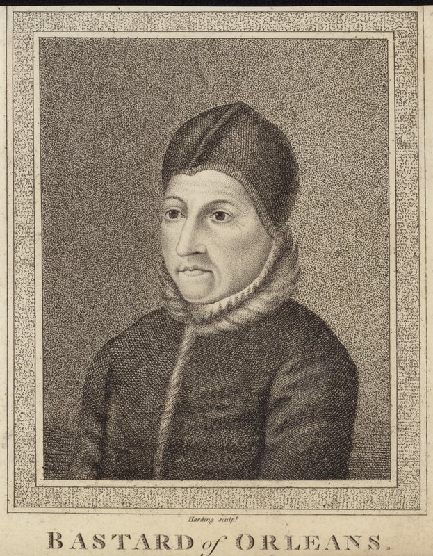 Portret Jana Orleańskiego, hrabiego Dunois autorstwa English School