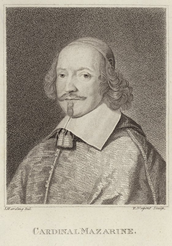 Portret Julesa Mazarin autorstwa English School