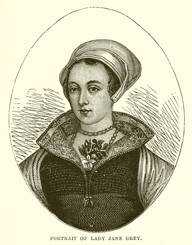 Portret Lady Jane Gray autorstwa English School