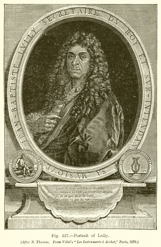 Portret Lully autorstwa English School
