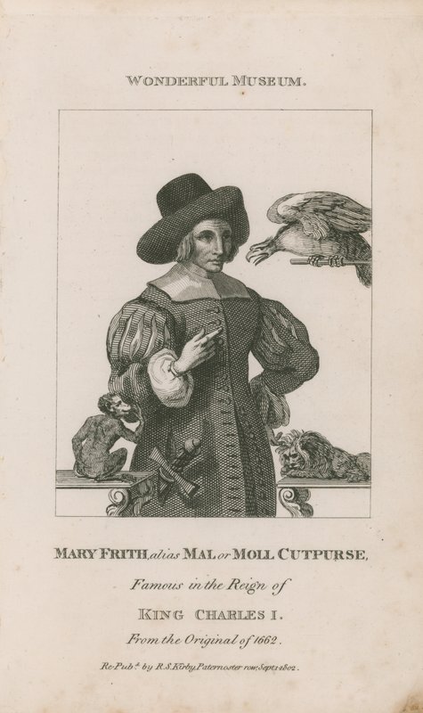Portret Marii Frith autorstwa English School