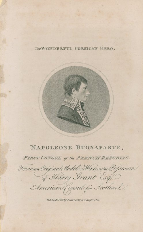 Portret Napoleona Bonapartego autorstwa English School
