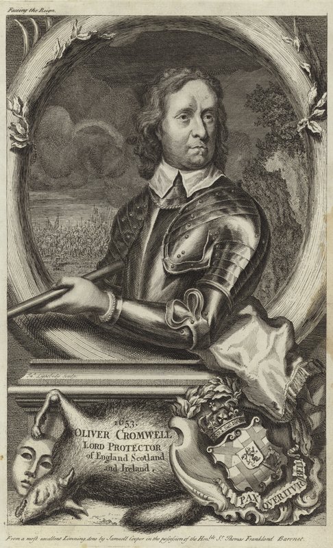 Portret Olivera Cromwella autorstwa English School