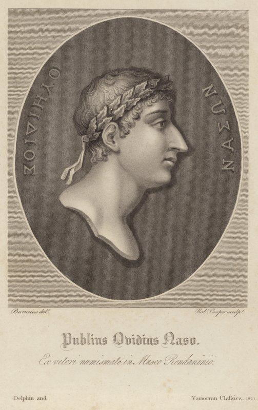 Portret Owidiusza autorstwa English School