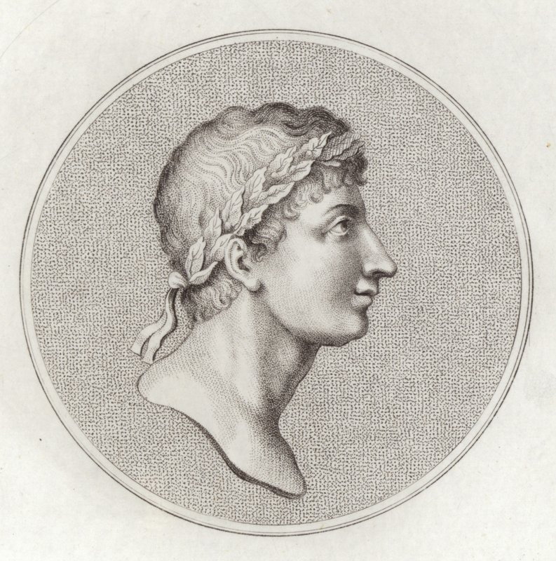 Portret Owidiusza autorstwa English School