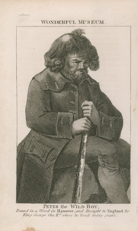 Portret Piotra Dzikiego Chłopca autorstwa English School