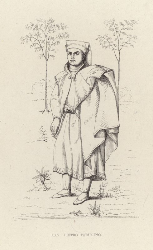Portret Pietro Perugino autorstwa English School