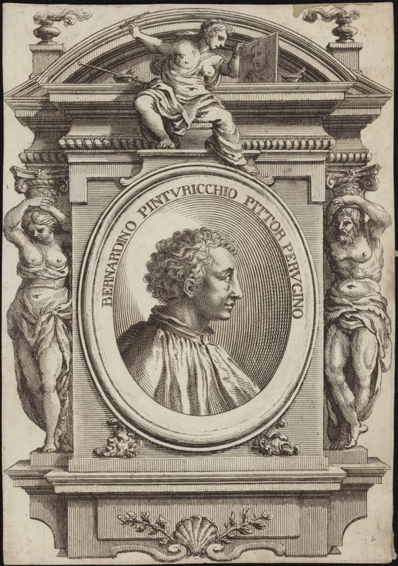 Portret Pintoricchio autorstwa English School
