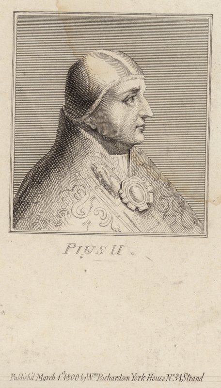 Portret papieża Piusa II autorstwa English School