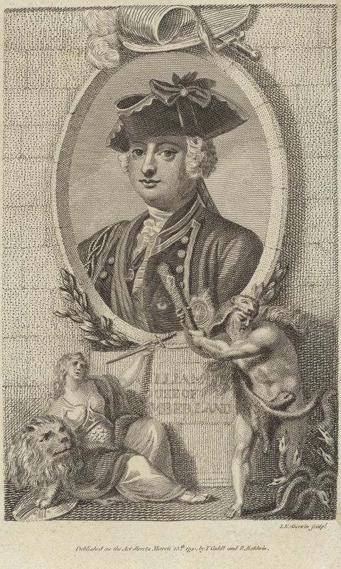 Portret księcia Williama, księcia Cumberland autorstwa English School