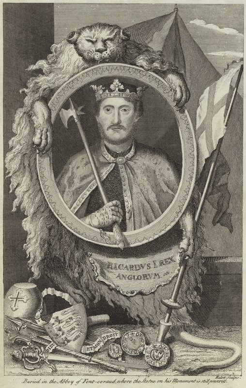 Portret Ryszarda I z Anglii autorstwa English School
