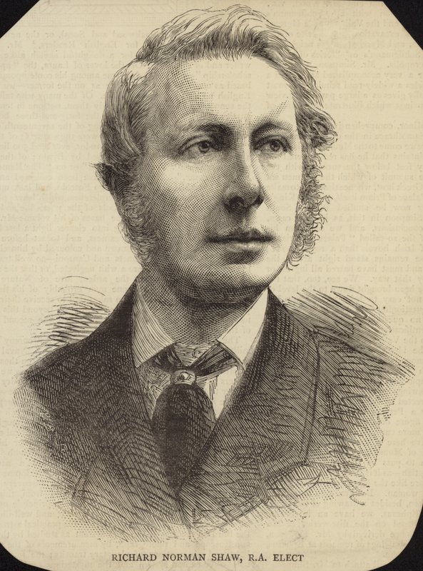 Portret Richarda Normana Shawa autorstwa English School