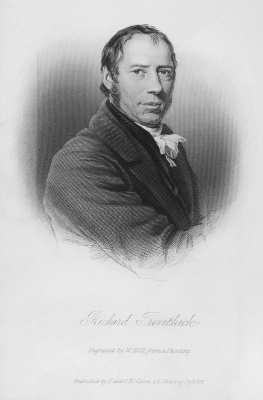 Portret Richarda Trevithicka (grafika) autorstwa English School