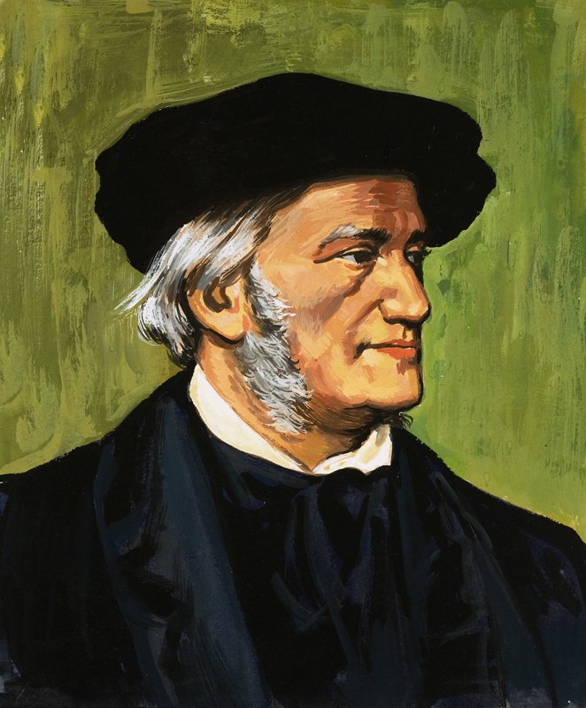 Portret Richarda Wagnera, kompozytora Latającego Holendra autorstwa English School