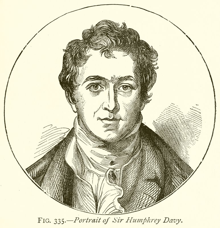 Portret Sir Humphrey Davy autorstwa English School