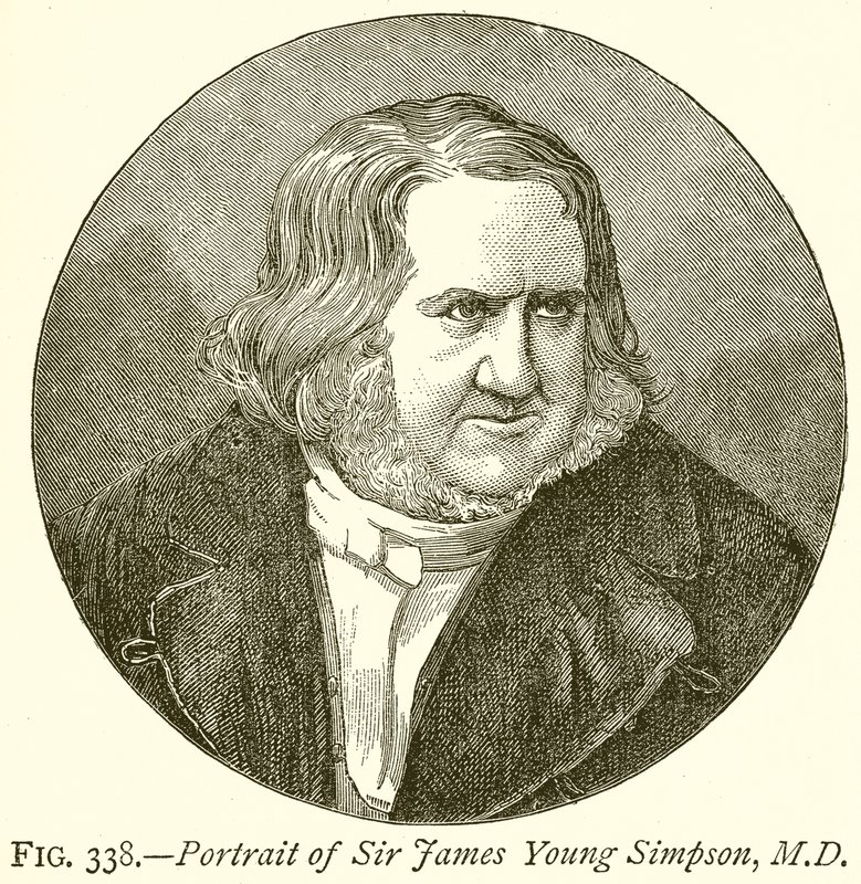 Portret sir Jamesa Younga Simpsona, MD autorstwa English School