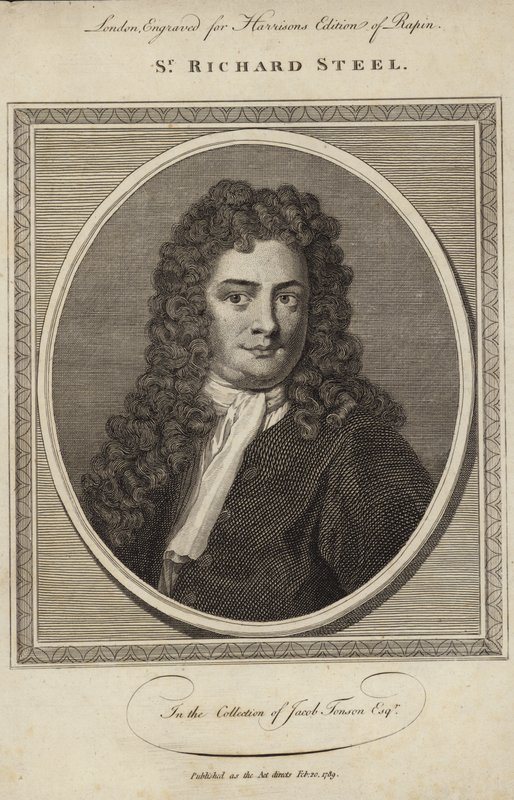 Portret sir Richarda Steele autorstwa English School