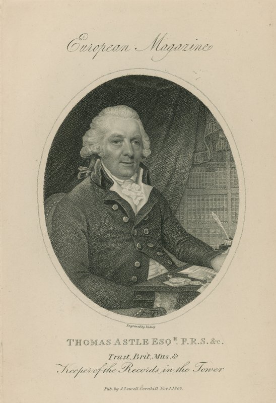 Portret Thomasa Astlea autorstwa English School
