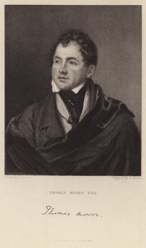 Portret Thomasa Moore .a autorstwa English School