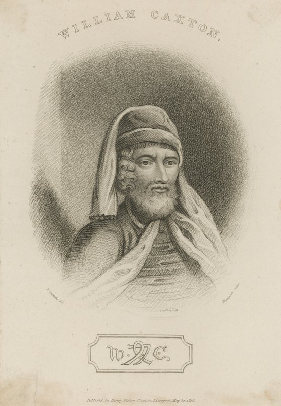 Portret Williama Caxtona autorstwa English School
