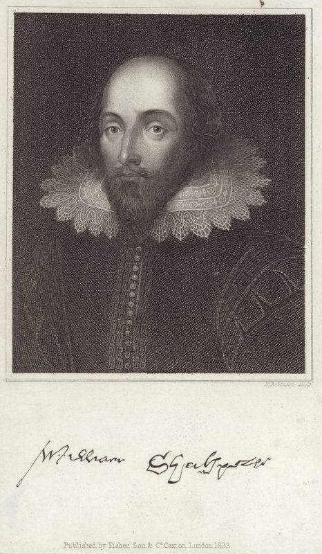 Portret Williama Szekspira autorstwa English School