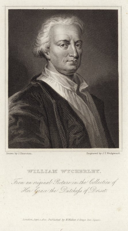 Portret Williama Wycherleya autorstwa English School