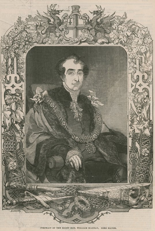 Portret szanownego Williama Magnay, Lorda Burmistrza autorstwa English School