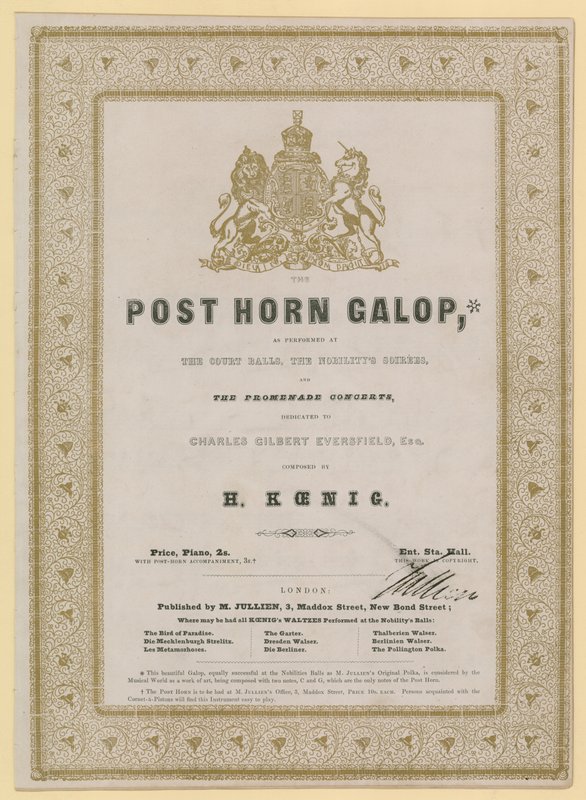 Galop waltorni autorstwa English School