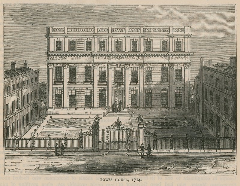 Powis House, Londyn, 1714 r. autorstwa English School