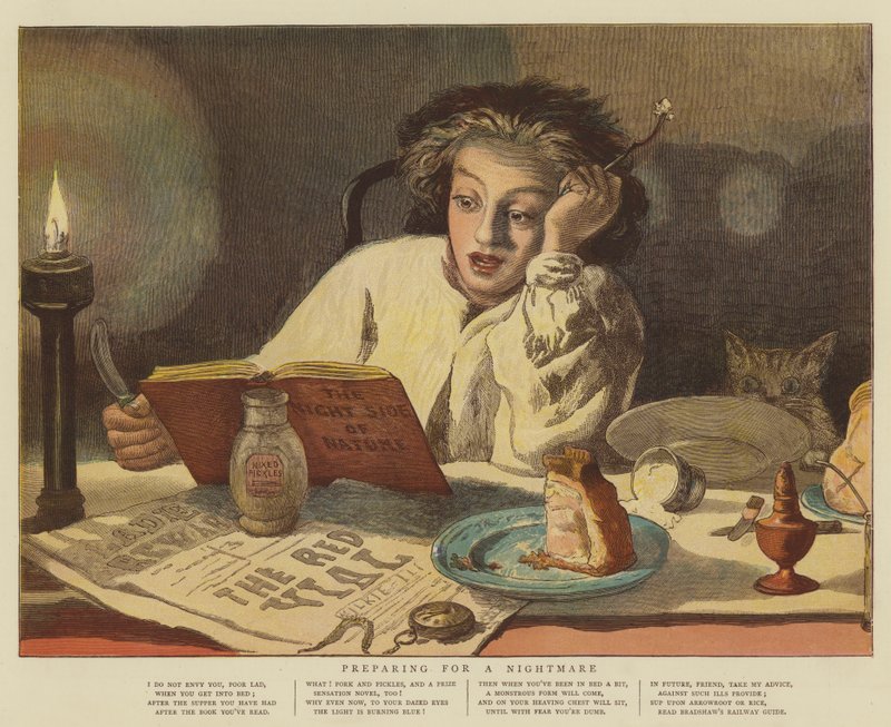 Przygotowanie do koszmaru (chromolitho) autorstwa English School