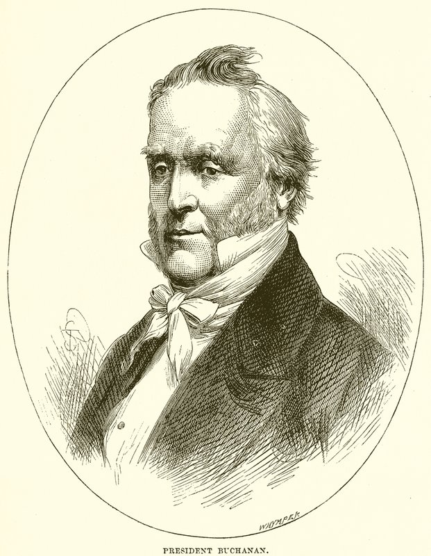 Prezydent Buchanan autorstwa English School