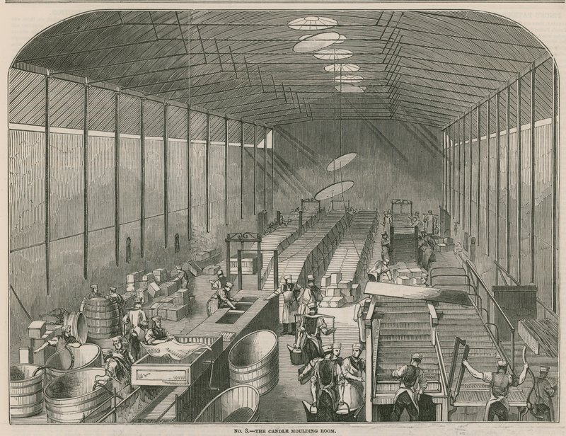 Ceny prac Patent Candle Companys; Formiernia świec autorstwa English School