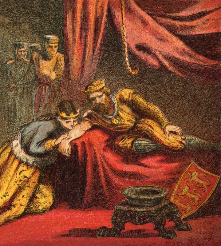 Książę Edward i jego żona autorstwa English School