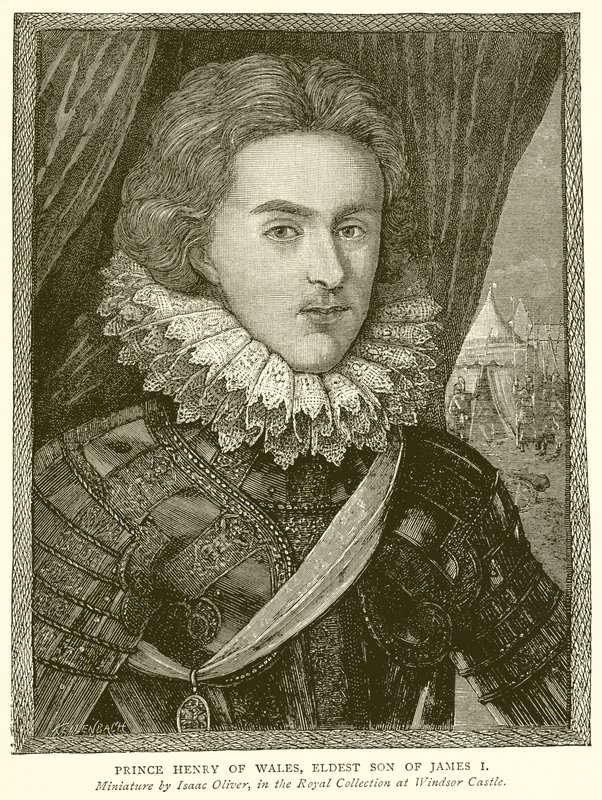 Książę Henryk Walii, najstarszy syn Jakuba I autorstwa English School