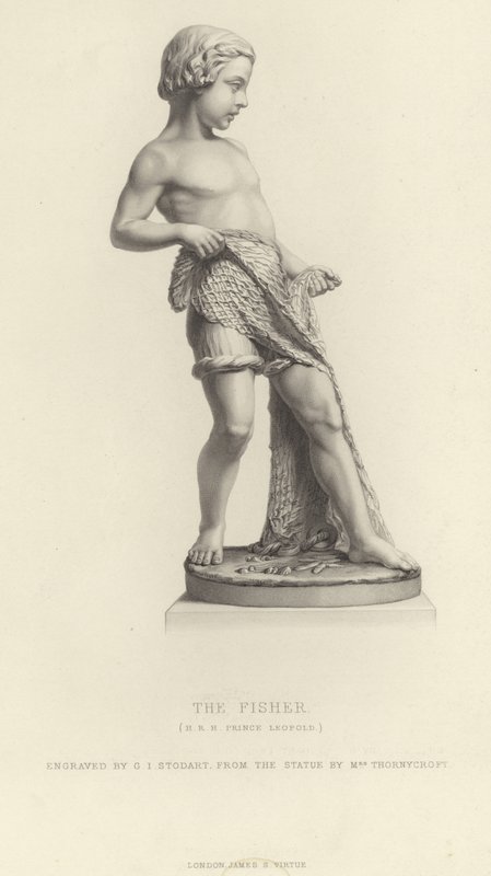Książę Leopold jako Rybak autorstwa English School