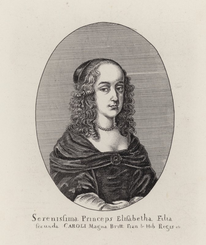 Księżniczka Elżbieta, druga córka króla Karola I (grafika) autorstwa English School